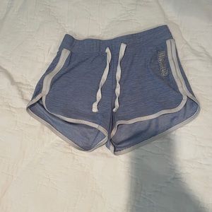 blue short shorts